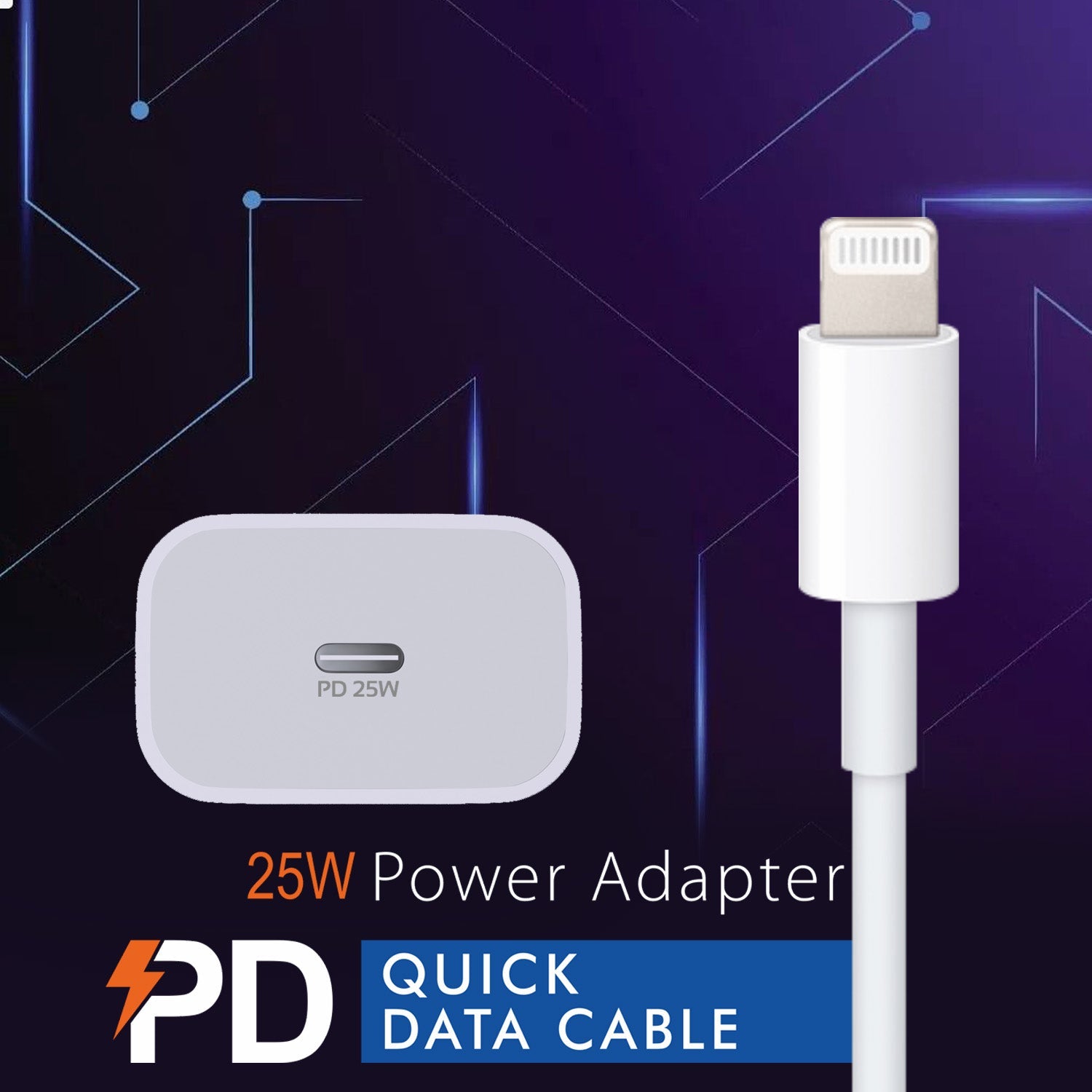 Unix UX-221 25W PD Fast Charger - Unixindia.