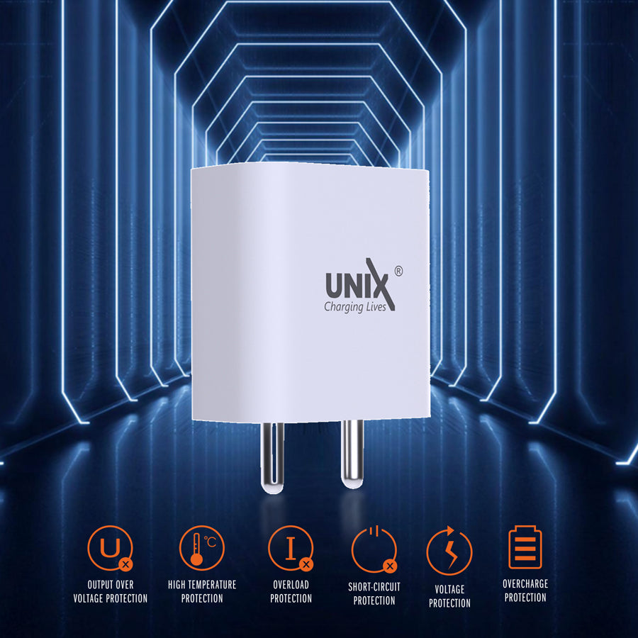 Unix UX-221 Best 20W PD Fast Charger front