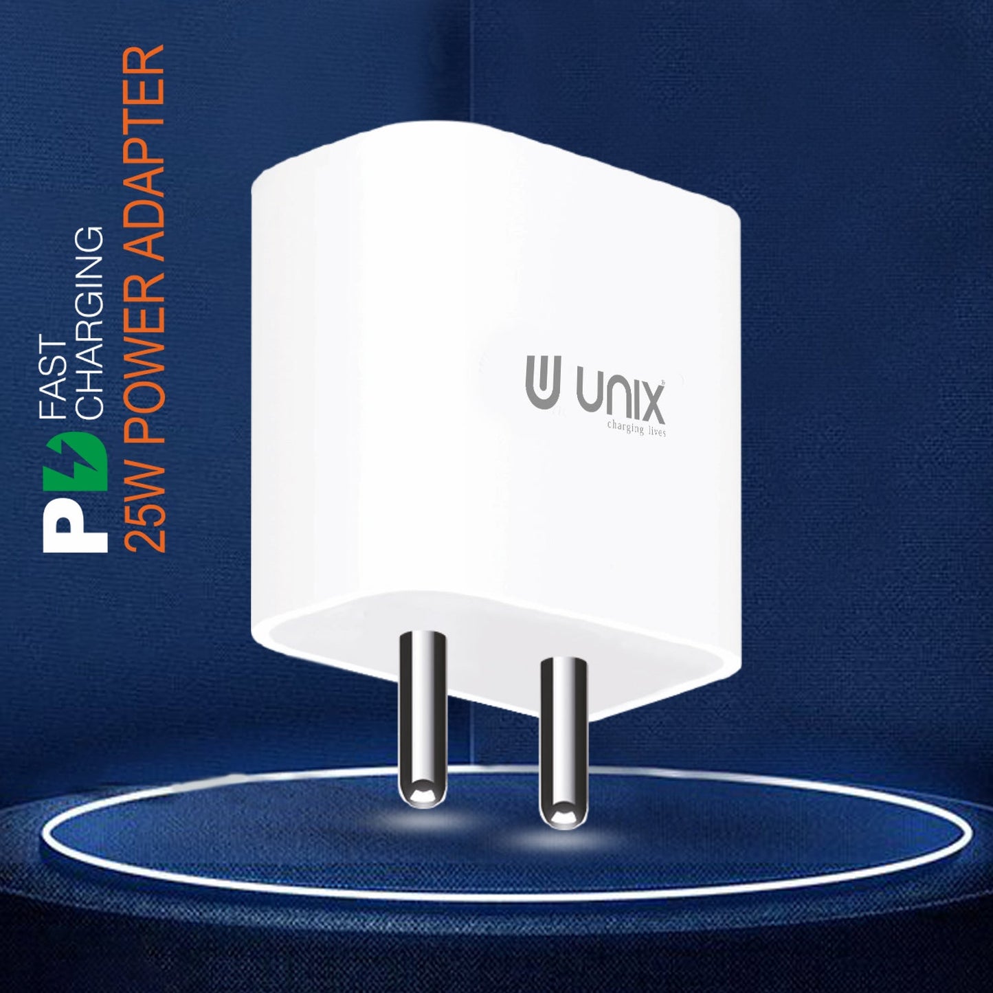 Unix UX-221 25W PD Fast Charger - Unixindia.