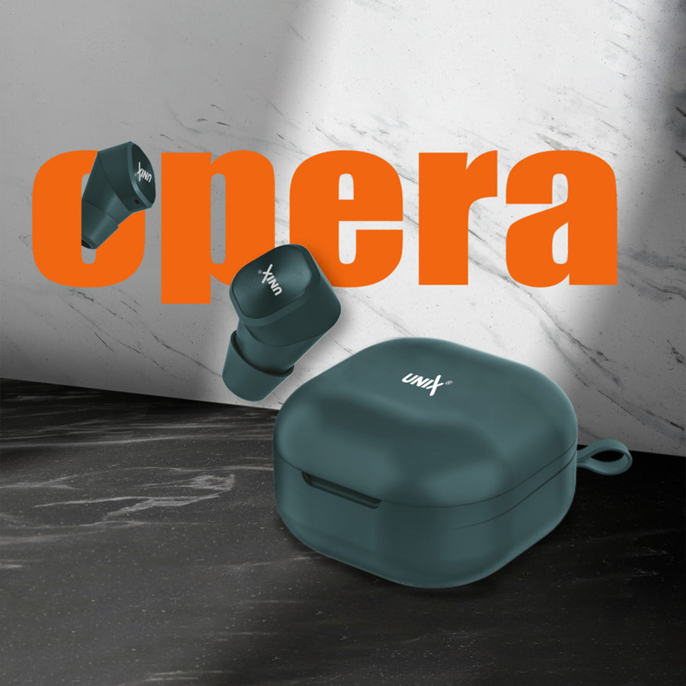 Unix UX-222 Opera Wireless Earbuds - Crystal Clear Calls and HIFI Sound