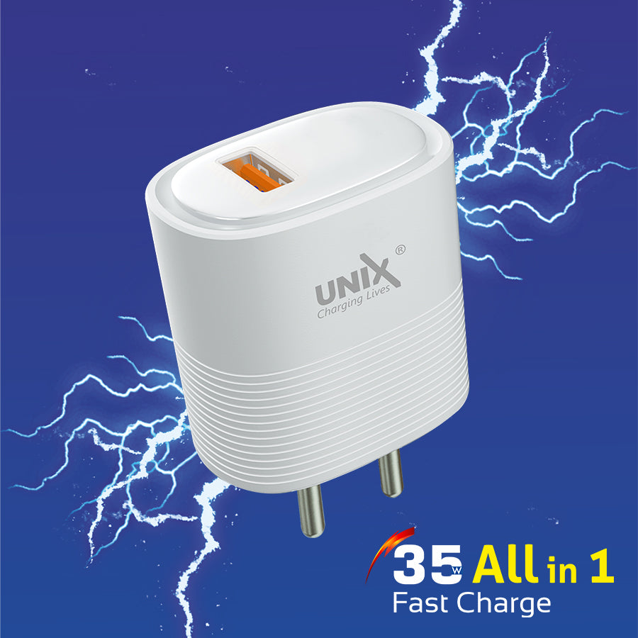 Unix UX-224 35W All-In-One Fast Charger left