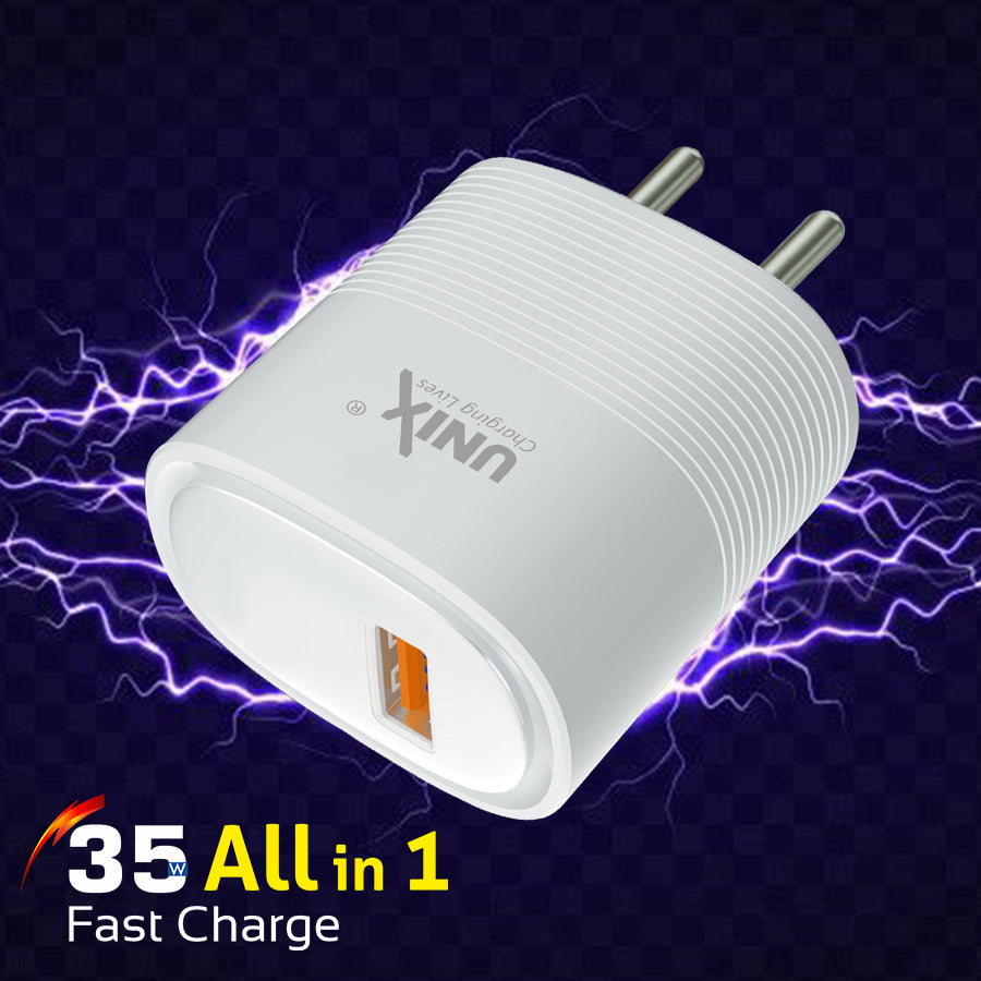 Unix UX-224 35W All-In-One Fast Charger
