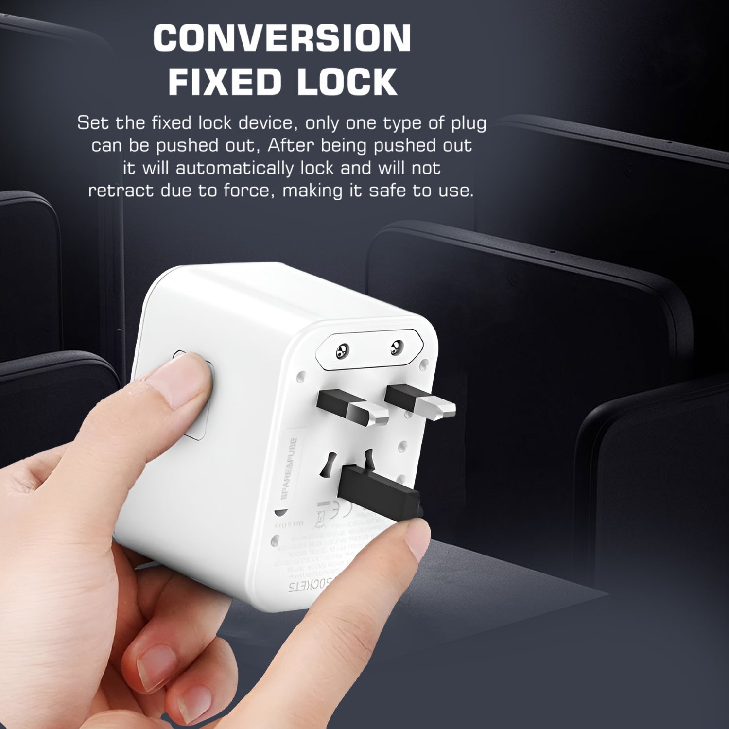 Unix UX230 - 20W Quick Charge Travel Adapter with PD20W + QC3.0 Super Fast Charging - Unixindia.
