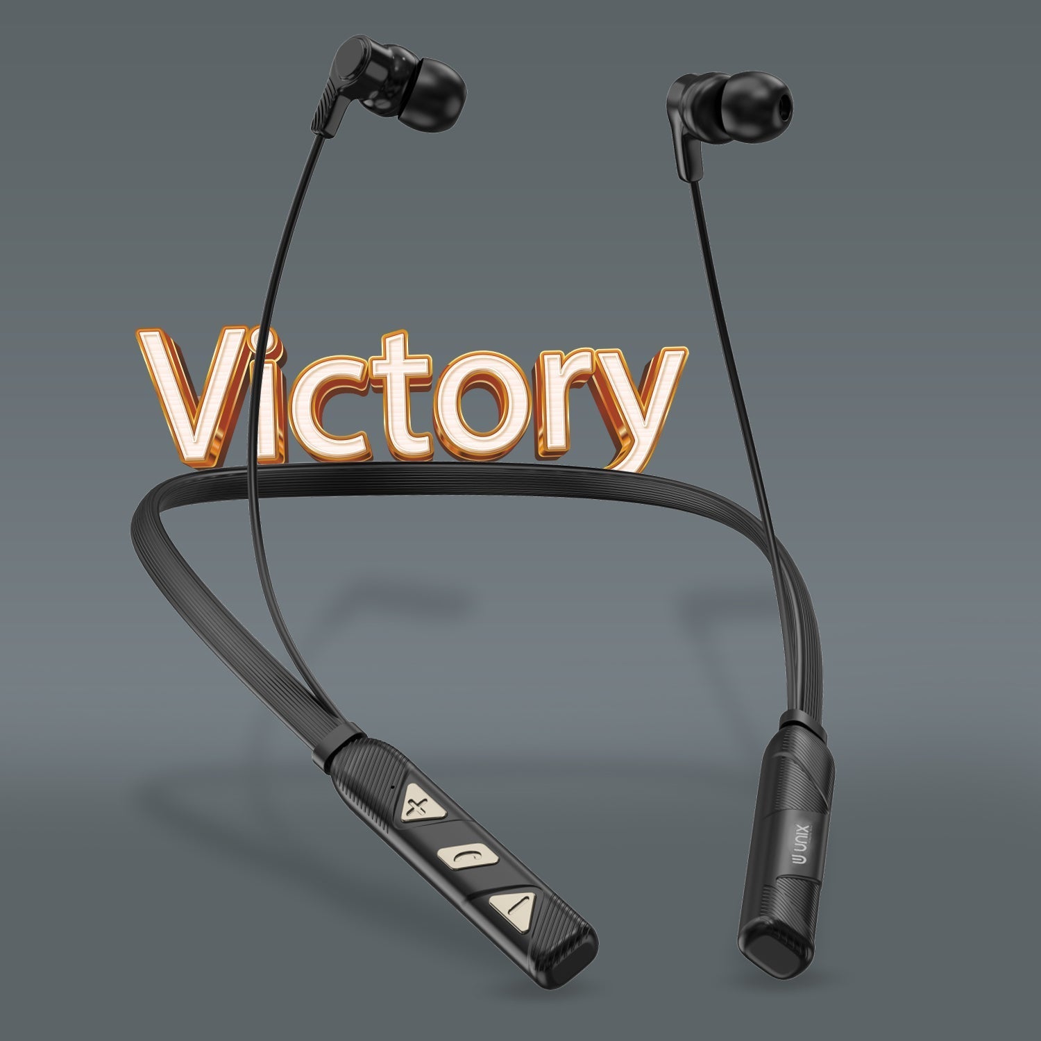 Unix UX-400 Victory Wireless Bluetooth Neckband | 22H Talk Time & V5.2 - Unixindia.
