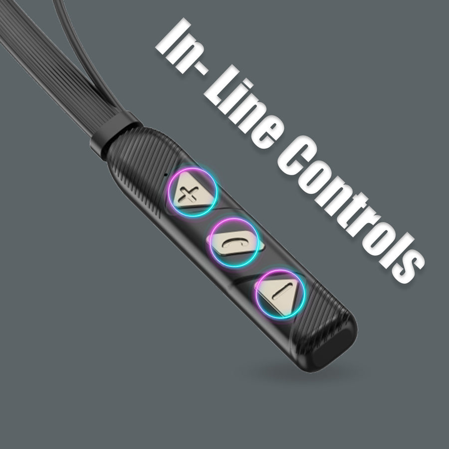 Unix UX-400 Victory Wireless Bluetooth Neckband | 22H Talk Time & V5.2 - Unixindia.