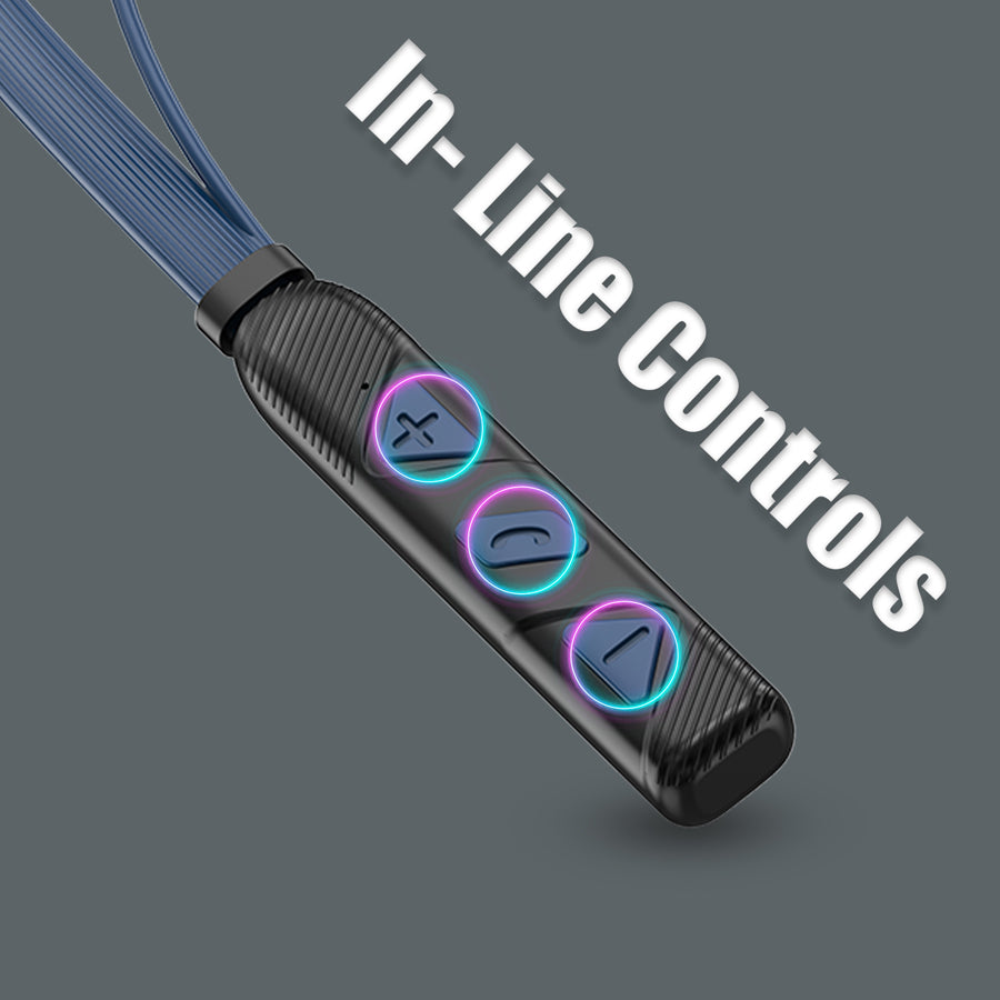 Unix UX-400 Victory Wireless Bluetooth Neckband | 22H Talk Time & V5.2 - Unixindia.