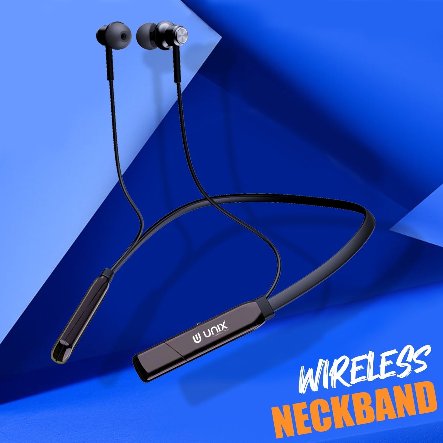 Unix UX-4000 Gear Wireless Bluetooth Neckband - Unixindia.