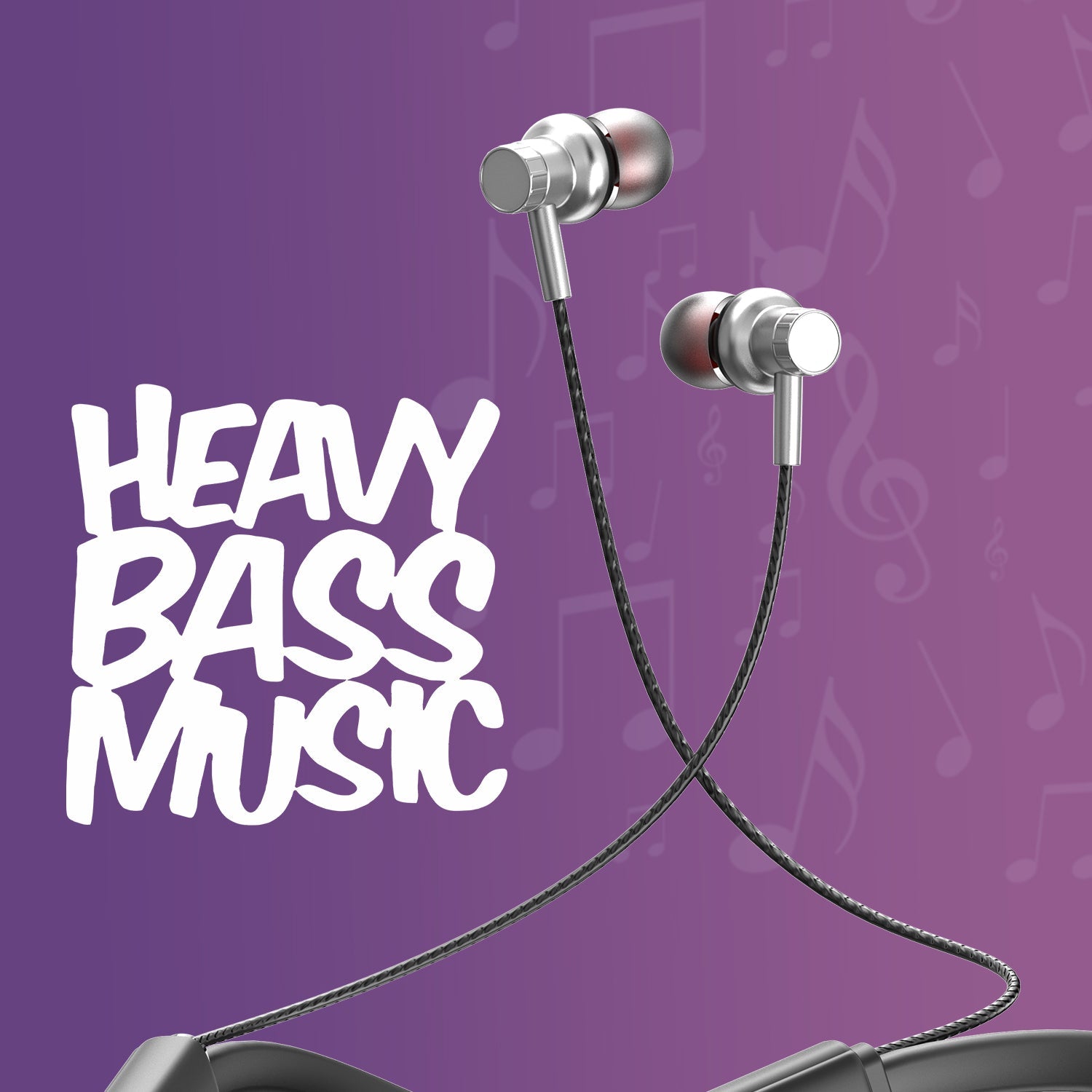 Unix UX-490 Boom Wireless Neckband | 22H Talk Time - Unixindia.
