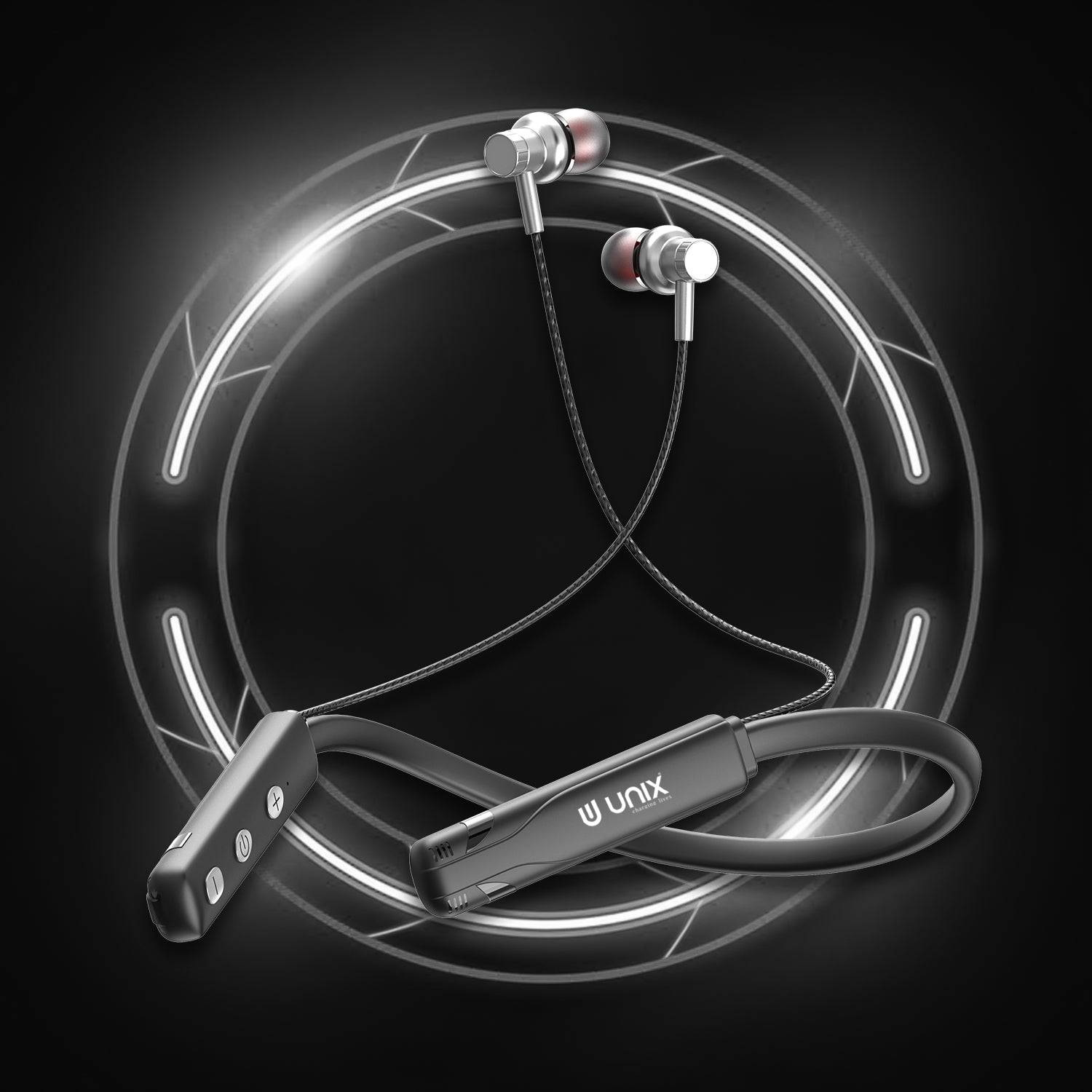 Unix UX-490 Boom Wireless Neckband | 22H Talk Time