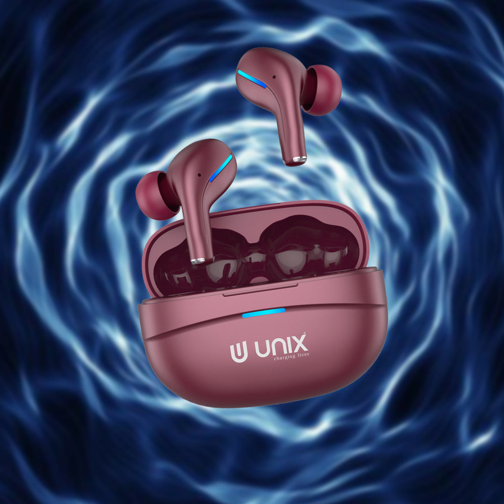 Unix UX-800 Best Wireless Earbuds - Long Battery Life and Fast Pairing