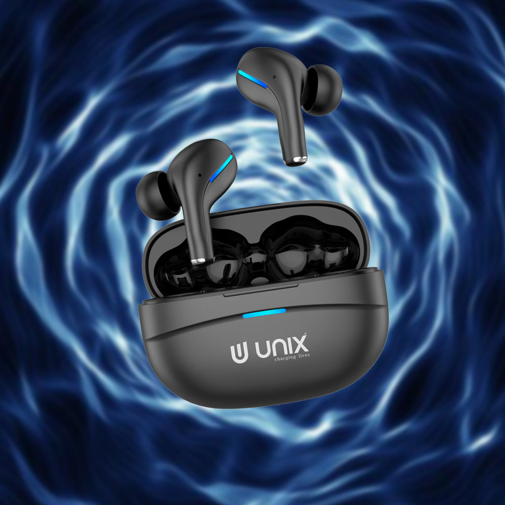 Unix UX-800 Best Wireless Earbuds - Long Battery Life and Fast Pairing