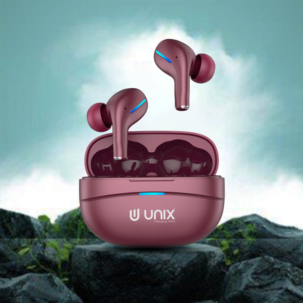 Unix UX-800 Best Wireless Earbuds - Long Battery Life and Fast Pairing