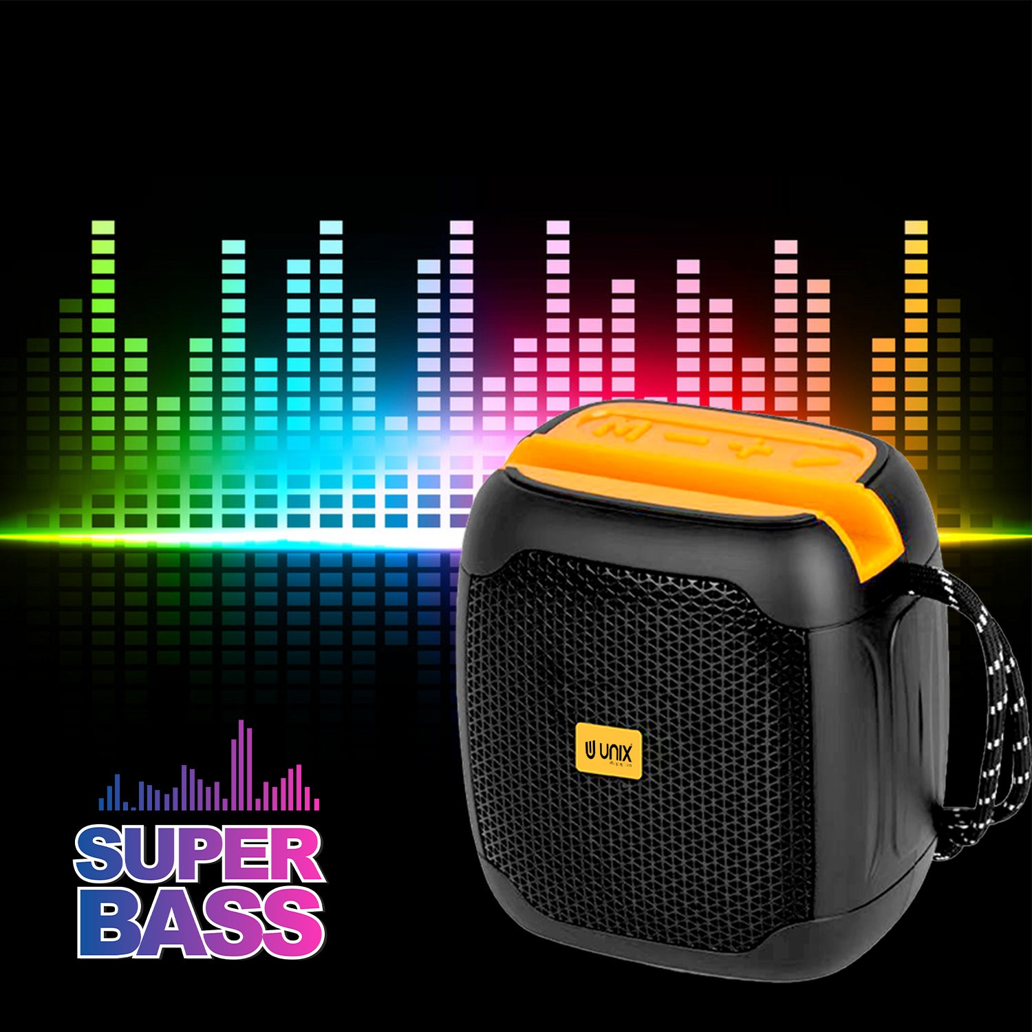 Unix UX-888 Super Sonic Wireless Speaker - Super Bass