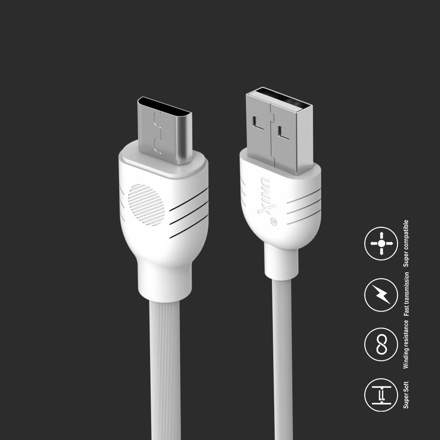 Unix UX-99 Micro USB Data Cable | High Transmission Speed left