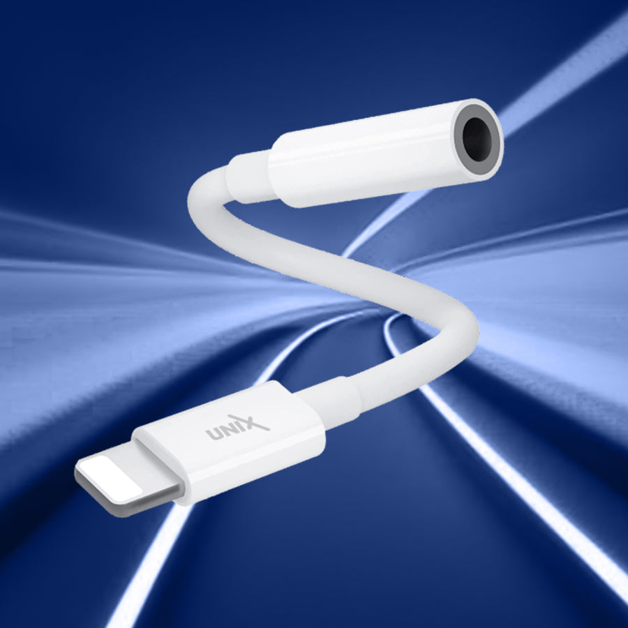 Unix UX-AD22 Lightning to 3.5mm Adapter - Seamless Audio Connection to iOS Devices back