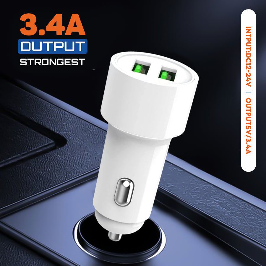 Unix UX-C11 Dual USB Car Dock - Unixindia.