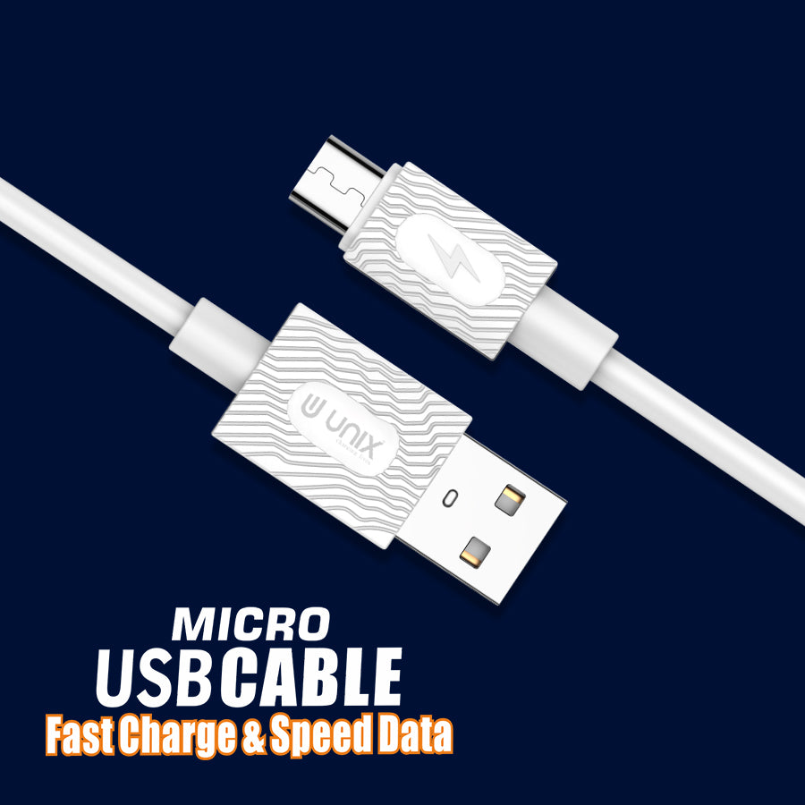 Unix UX-C20 Micro USB Fast Charging Data Cable - Unixindia.