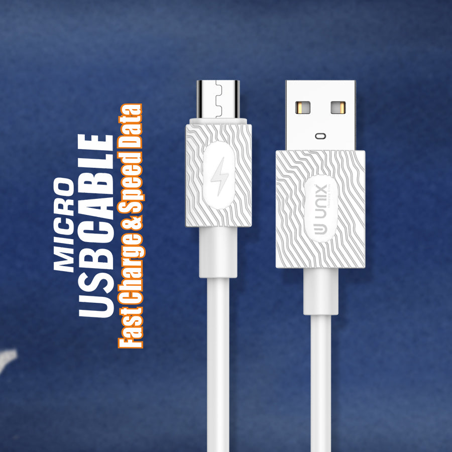 Unix UX-C20 Micro USB Fast Charging Data Cable - Unixindia.