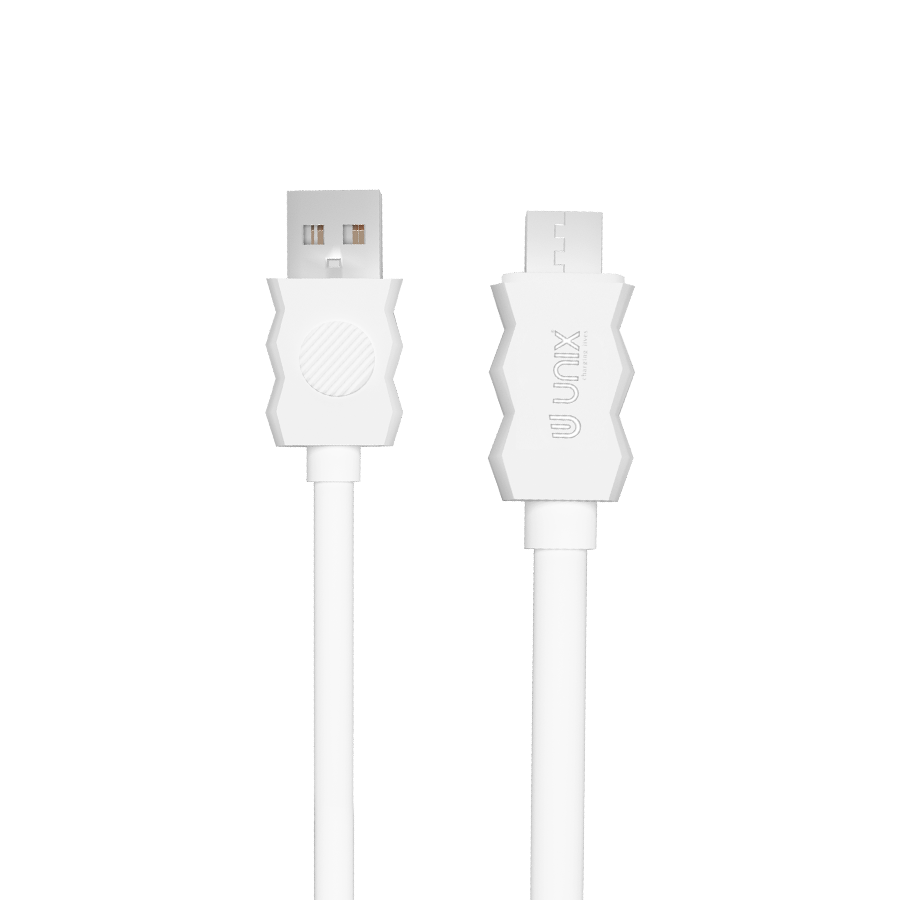 Unix UX-C25 Micro USB Data Cable Quick Charge Classic Design & Ultimate Efficiency - Unixindia.