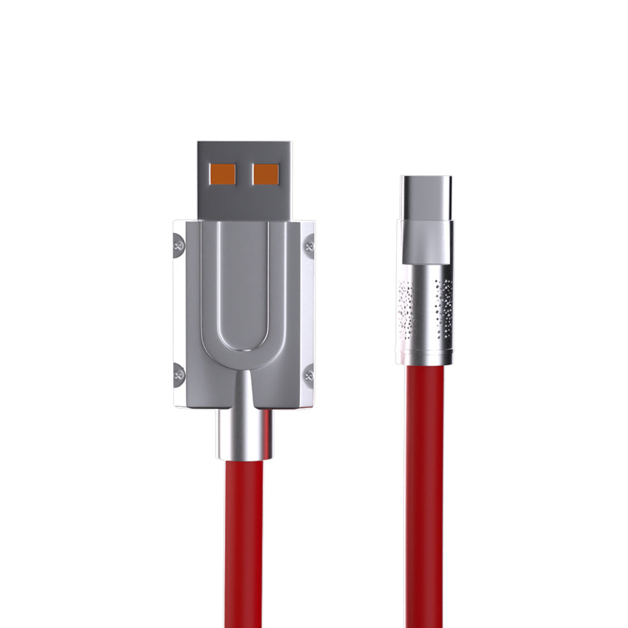 Unix UX-FS1 Fast Charging Data Cable - Metal Finishing - Unixindia.