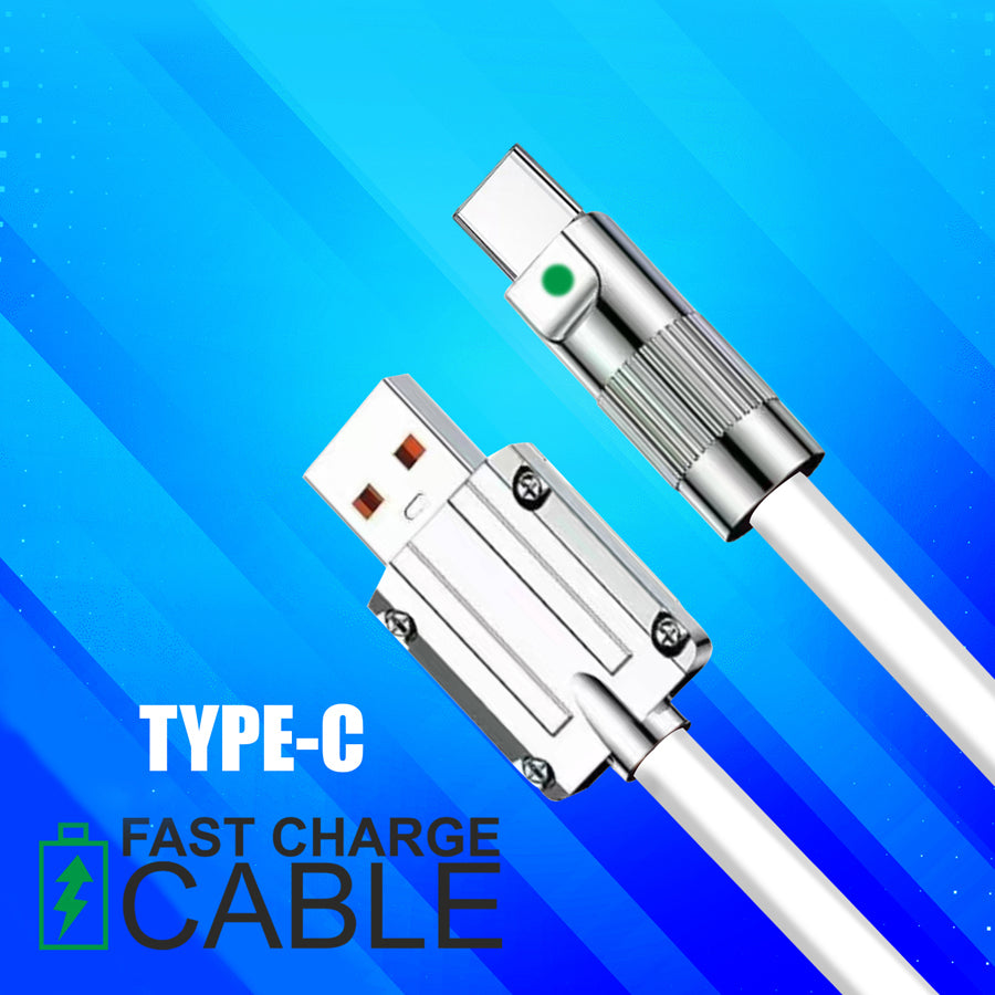 Unix UX-FS1 Fast Charging Data Cable - Metal Finishing - Unixindia.