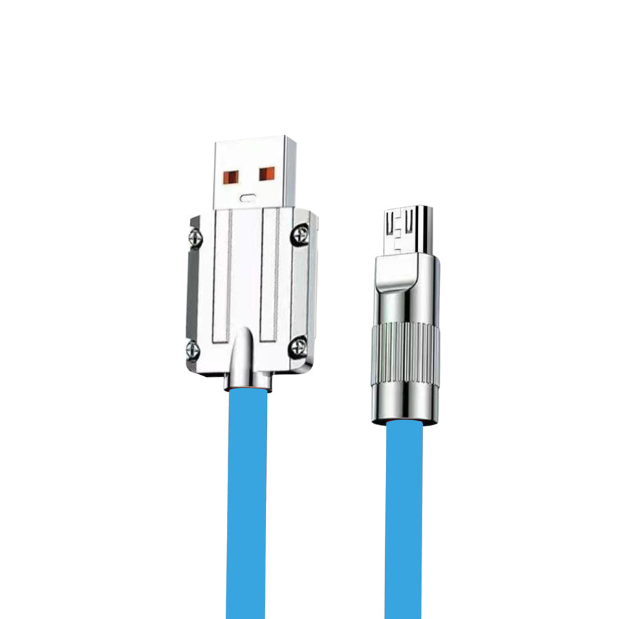 Unix UX-FS1 Fast Charging Data Cable - Metal Finishing - Unixindia.