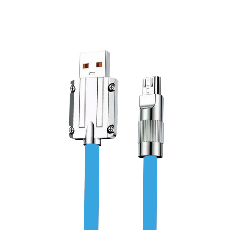 Unix UX-FS1 Fast Charging Data Cable - Metal Finishing - Unixindia.