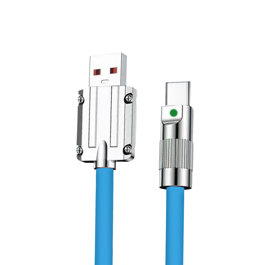 Unix UX-FS1 Fast Charging Data Cable - Metal Finishing - Unixindia.