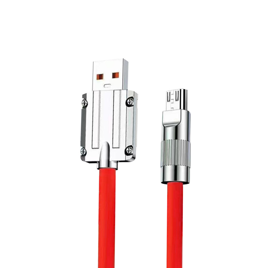 Unix UX-FS1 Fast Charging Data Cable - Metal Finishing - Unixindia.