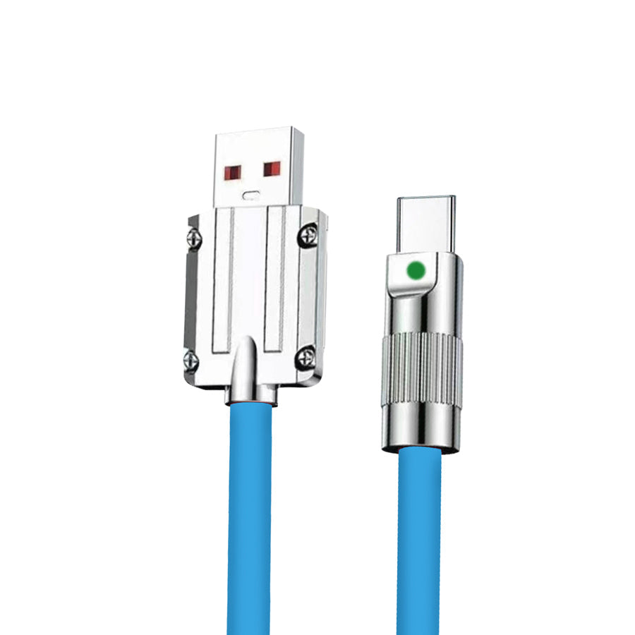 Unix UX-FS1 Fast Charging Data Cable - Metal Finishing - Unixindia.