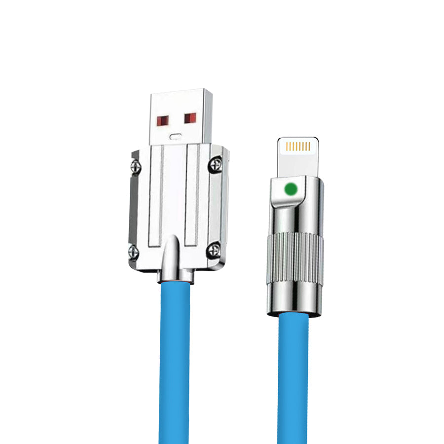 Unix UX-FS1 Fast Charging Data Cable - Metal Finishing - Unixindia.