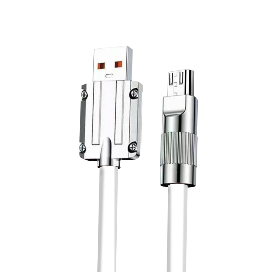 Unix UX-FS1 Fast Charging Data Cable - Metal Finishing - Unixindia.