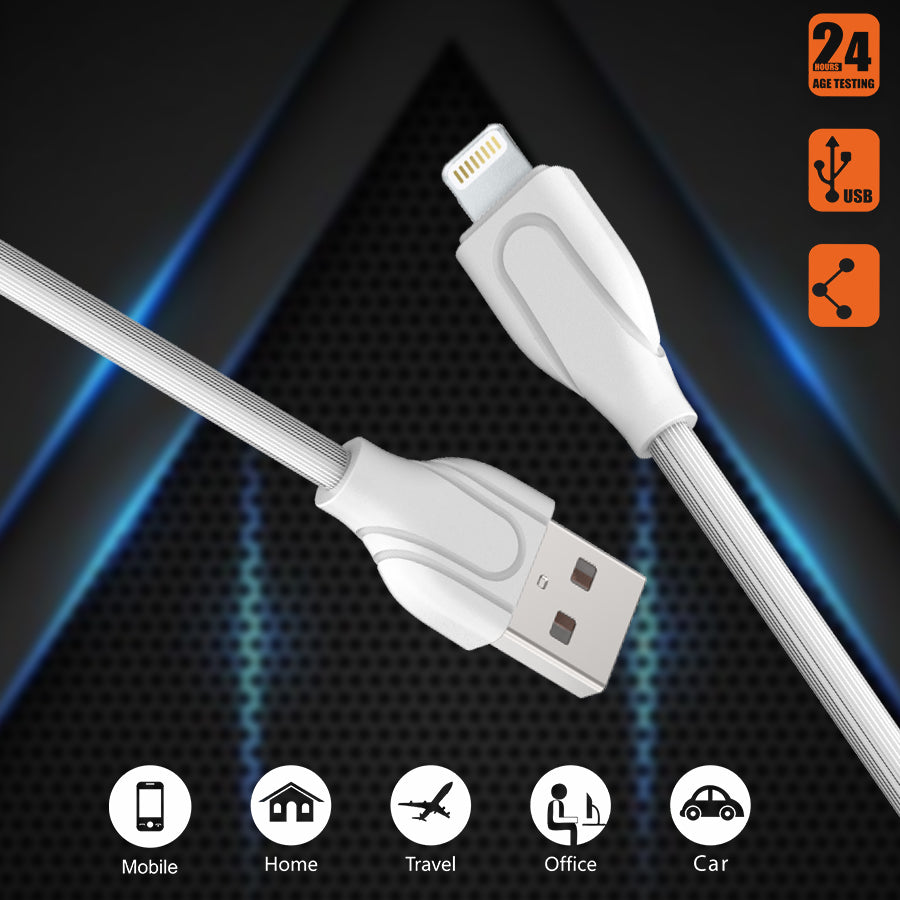 Unix UX-GS12 I5 Data Cable for iPhone | Classic Design & 3.4A Fastest Output - Unixindia.