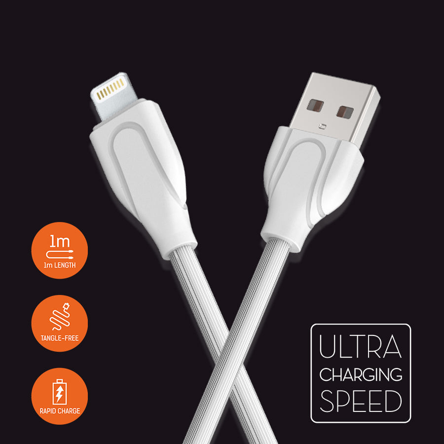Unix UX-GS12 I5 Data Cable for iPhone | Classic Design & 3.4A Fastest Output - Unixindia.