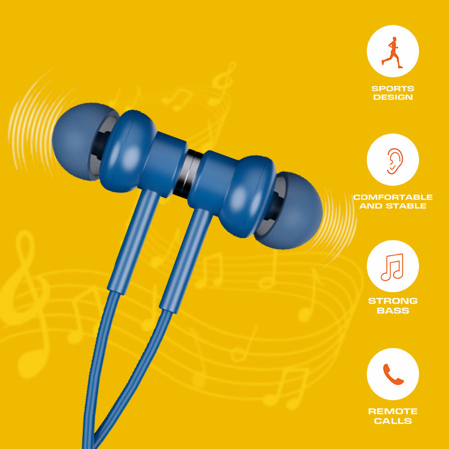Unix UX-MX1 Mashup Wireless Neckband - 24 Hours Playback Time - Unixindia.