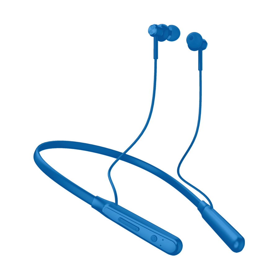 Unix UX-MX1 Mashup Wireless Neckband - 24 Hours Playback Time! Blue down png