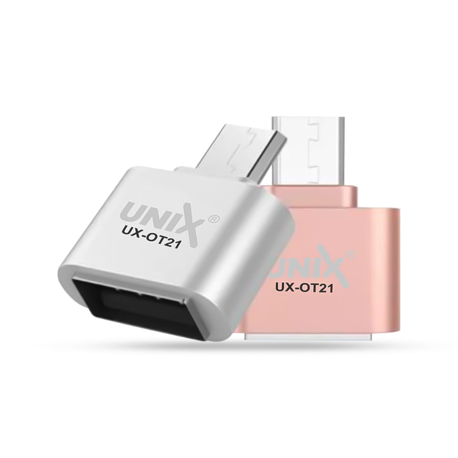 Unix UX-OT21 Micro USB Small OTG - Metallic Feel | Compact Design