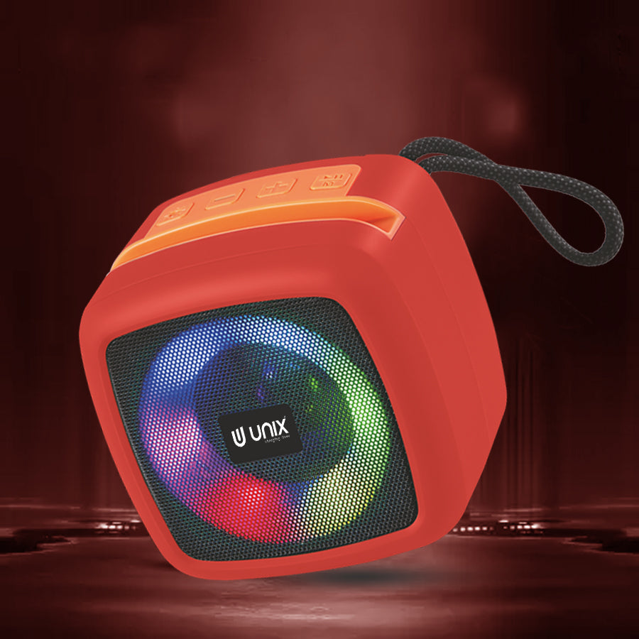 Unix XB-U55 Ultra Star Wireless Speaker - Compact Design, Vibrant Sound, RGB Lighting