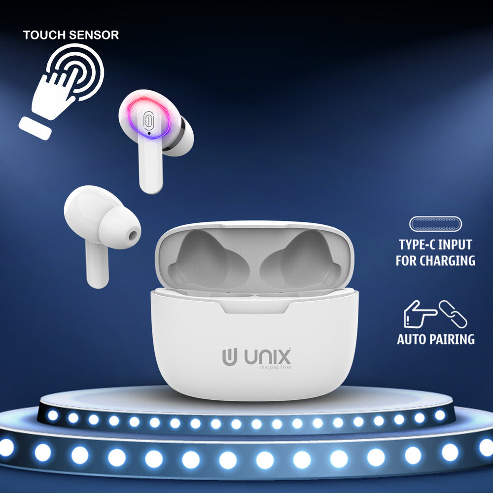 Unix UX-W4 Wireless Earbuds with Touch Sensor