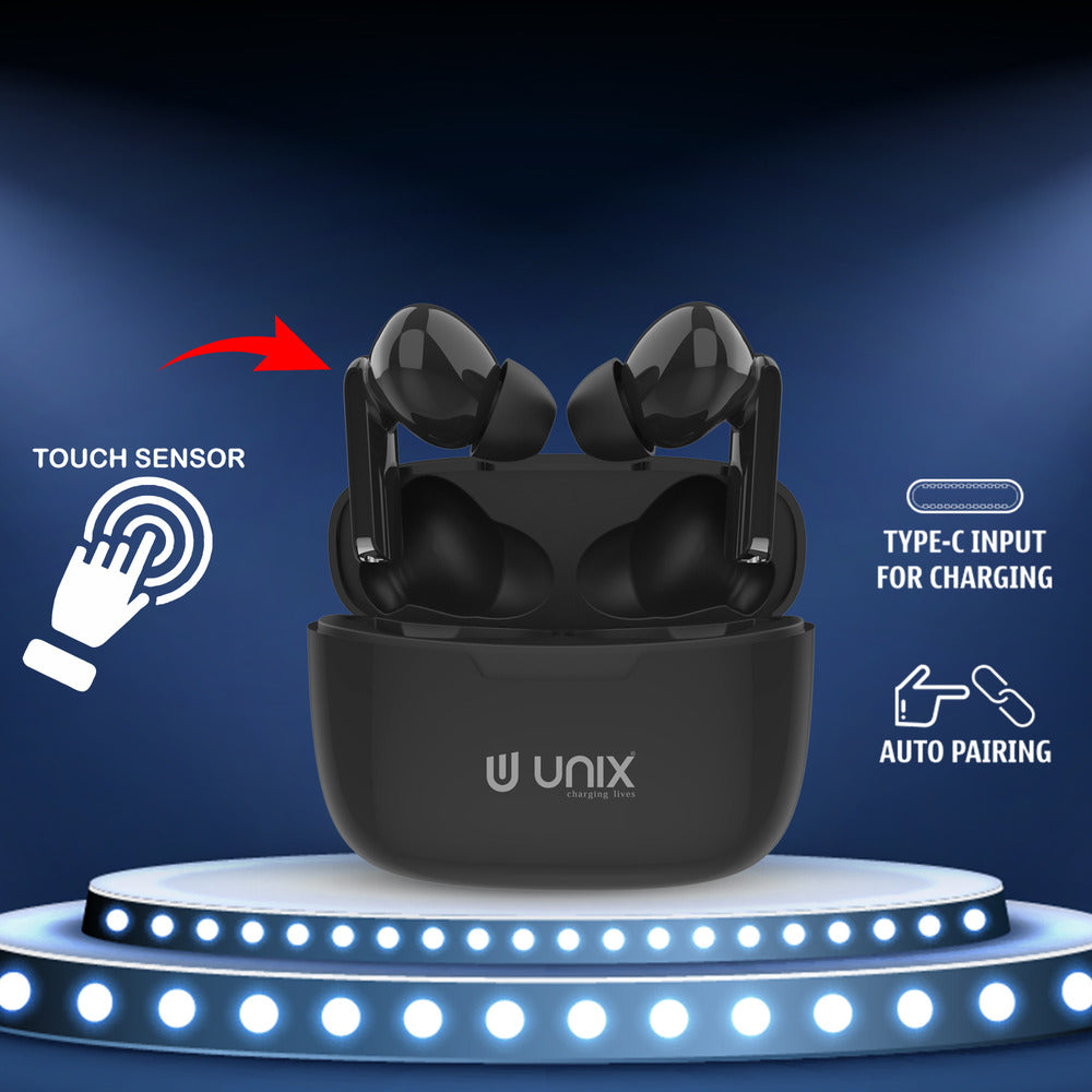 Unix UX-W4 Wireless Earbuds with Touch Sensor