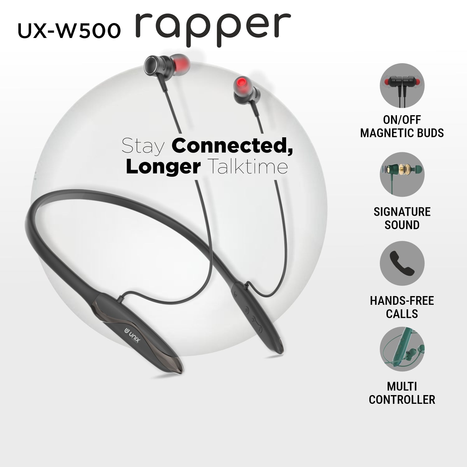 Unix UX-W500 Wireless Neckband