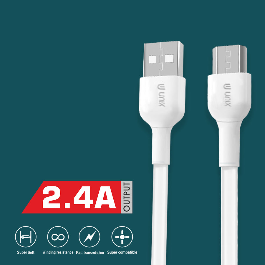 Unix UX-X10 Micro USB Full Speed Series Data Cable - Unixindia.