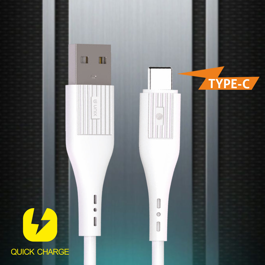 Unix UX-X3 Type-C USB Data Cable | Classic Design - Unixindia.