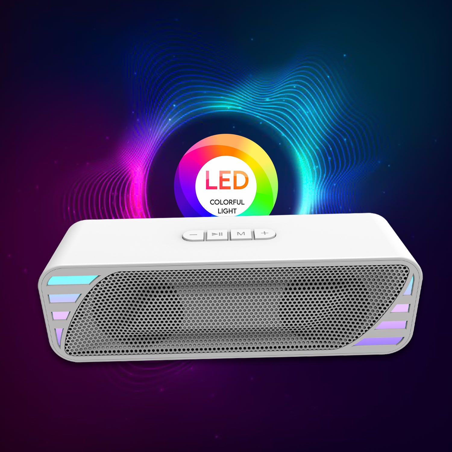 Unix XB-U44 Beatbox Wireless Speaker with LED Colorful Light