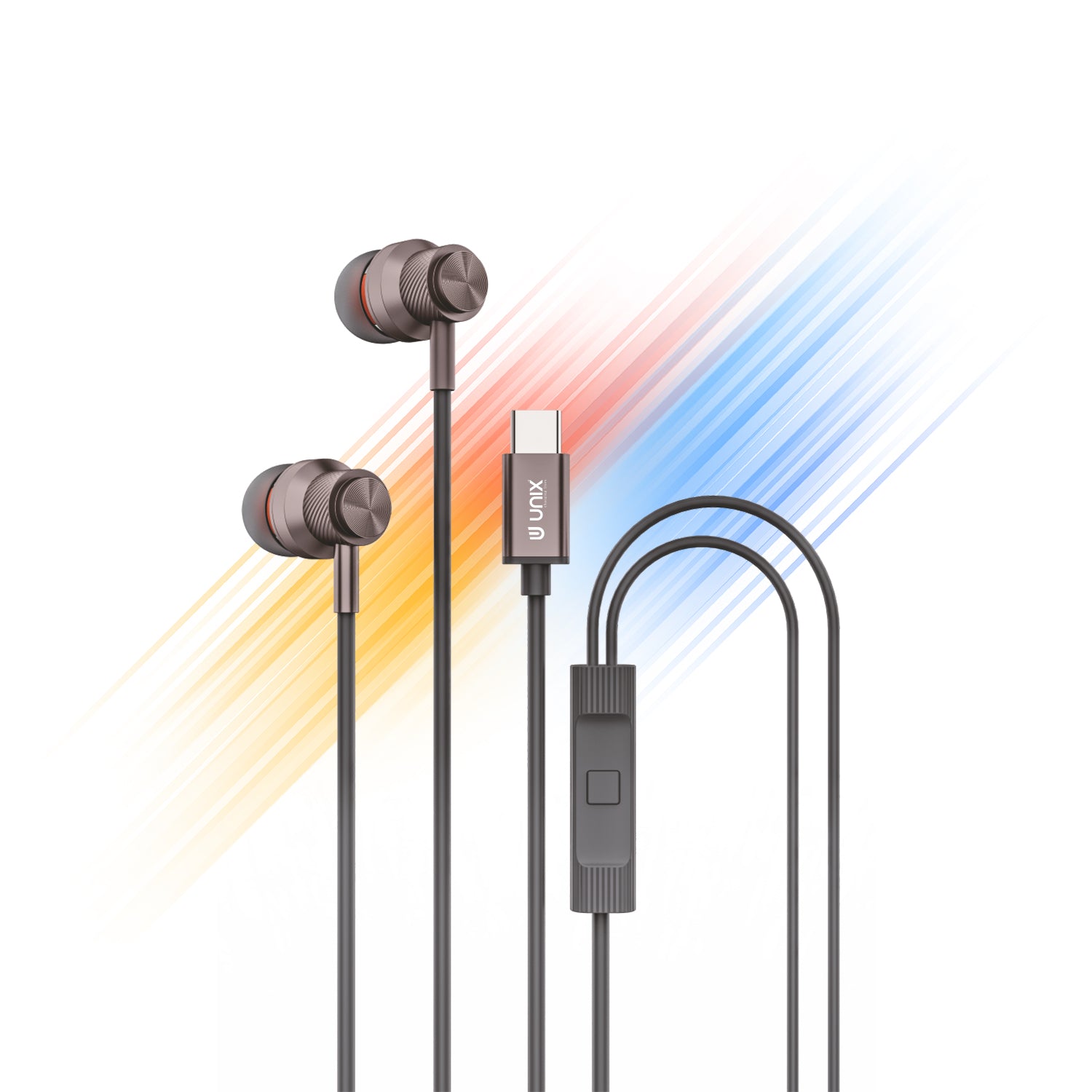 Unix Harmony Type-C Wired Earphones - Superb Sound and Comfort in Harmony