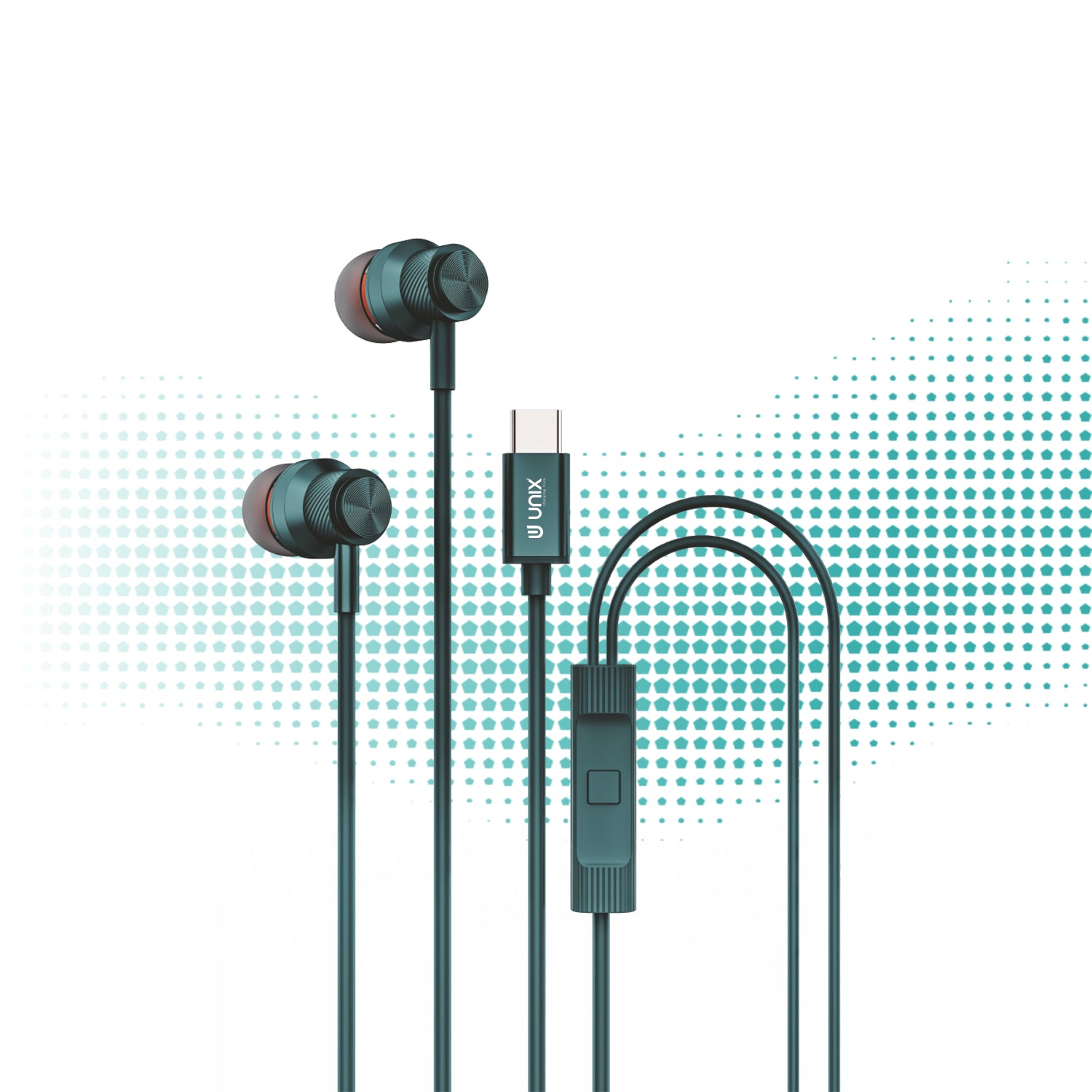 Unix Harmony Type-C Wired Earphones - Superb Sound and Comfort in Harmony