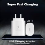 UX-104 25W USB-C PD Fast Charger | Super Fast & Durable – unixindia - Image 3