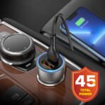 Unix UX-C66 Quick Car Charger | 45W Total Power & Qualcomm Quick Charge - Image 7