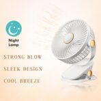UNIX DF01 Portable 3-in-1 Clip Fan - Image 5