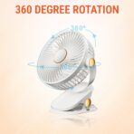 UNIX DF01 Portable 3-in-1 Clip Fan - Image 2